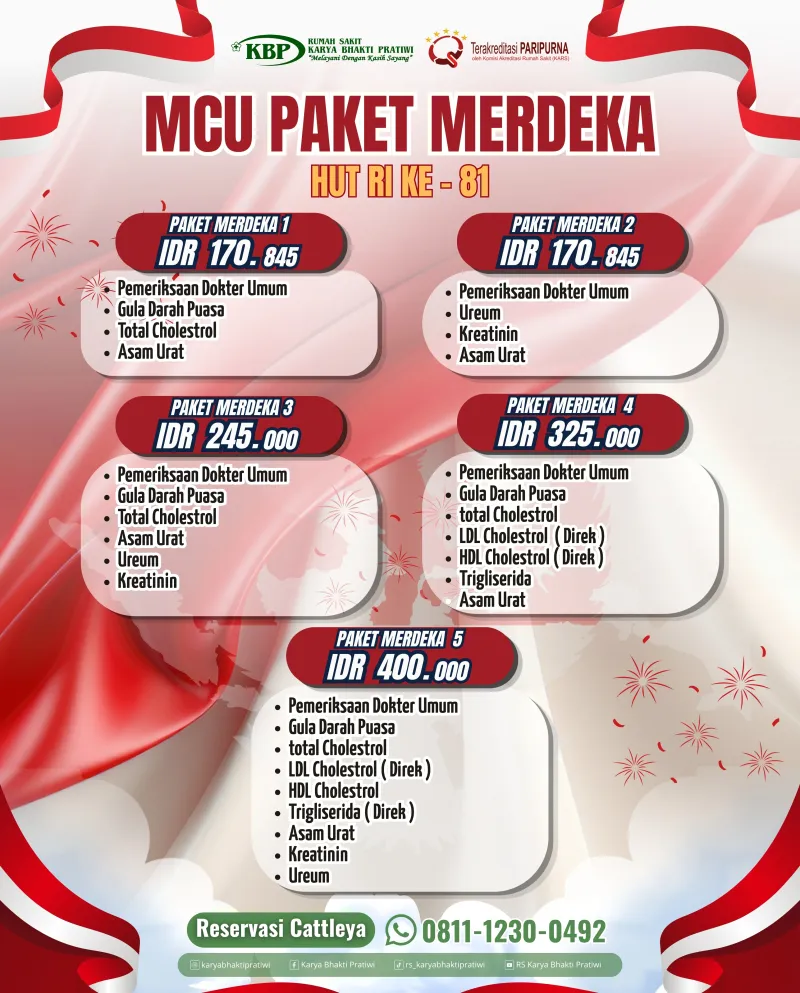 MERDEKA SEHAT, MERDEKA HIDUP LEBIH BERKUALITAS!