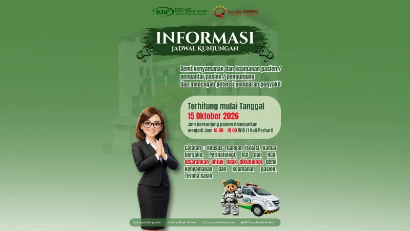Informasi Jadwal Kunjungan